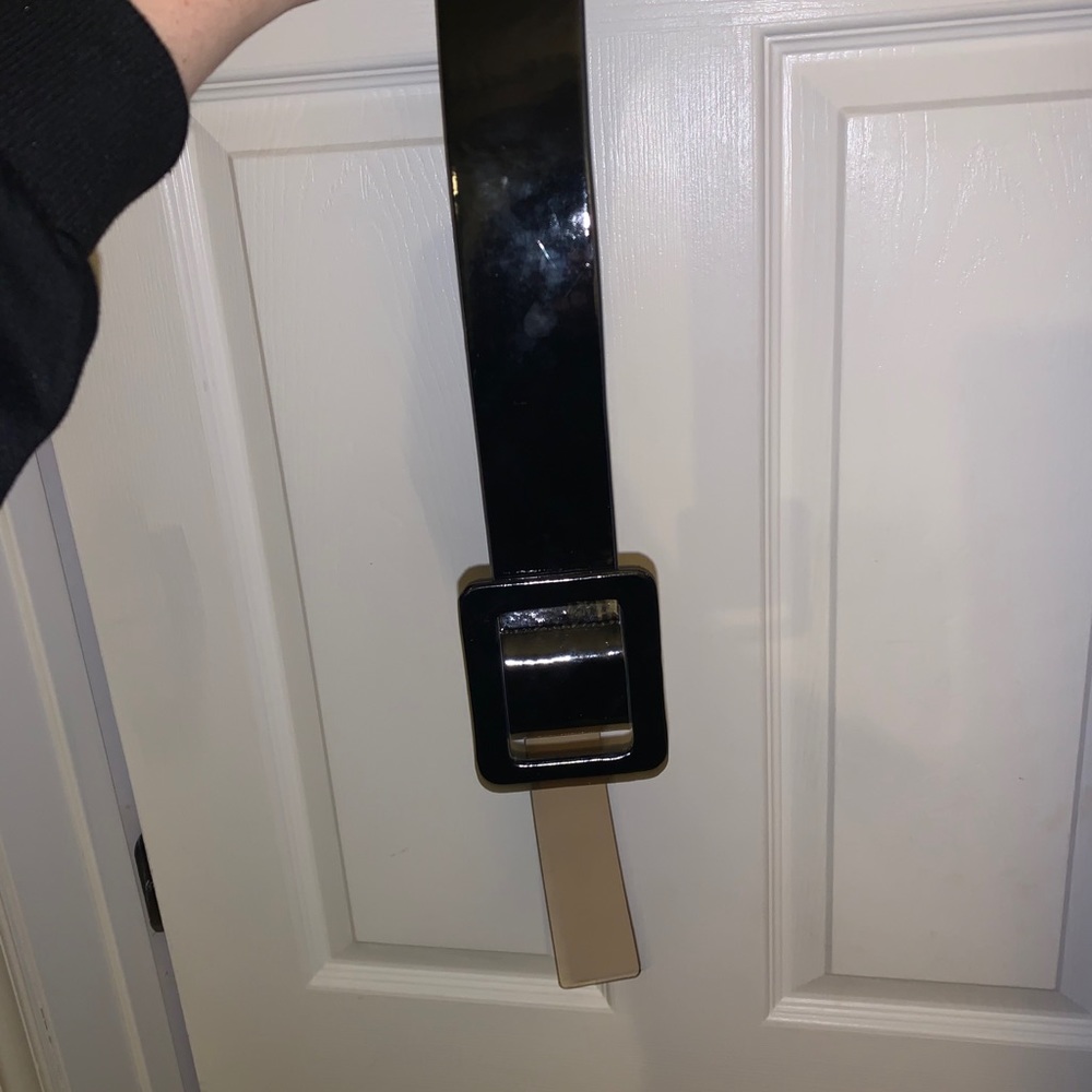 Belt leather black